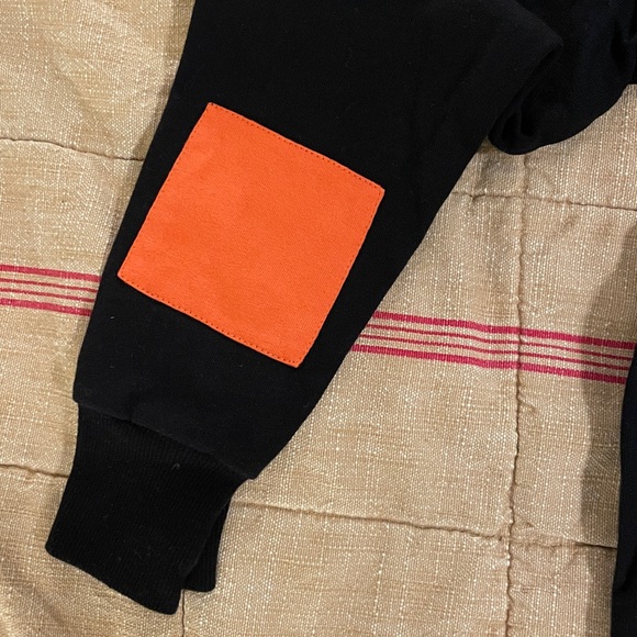 Correll Correll black sweatshirt with geometric shapes, made in USA, size small - Picture 2 of 6